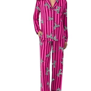 Room Service- Women’s Pink Zebra Stripe Pajama Set